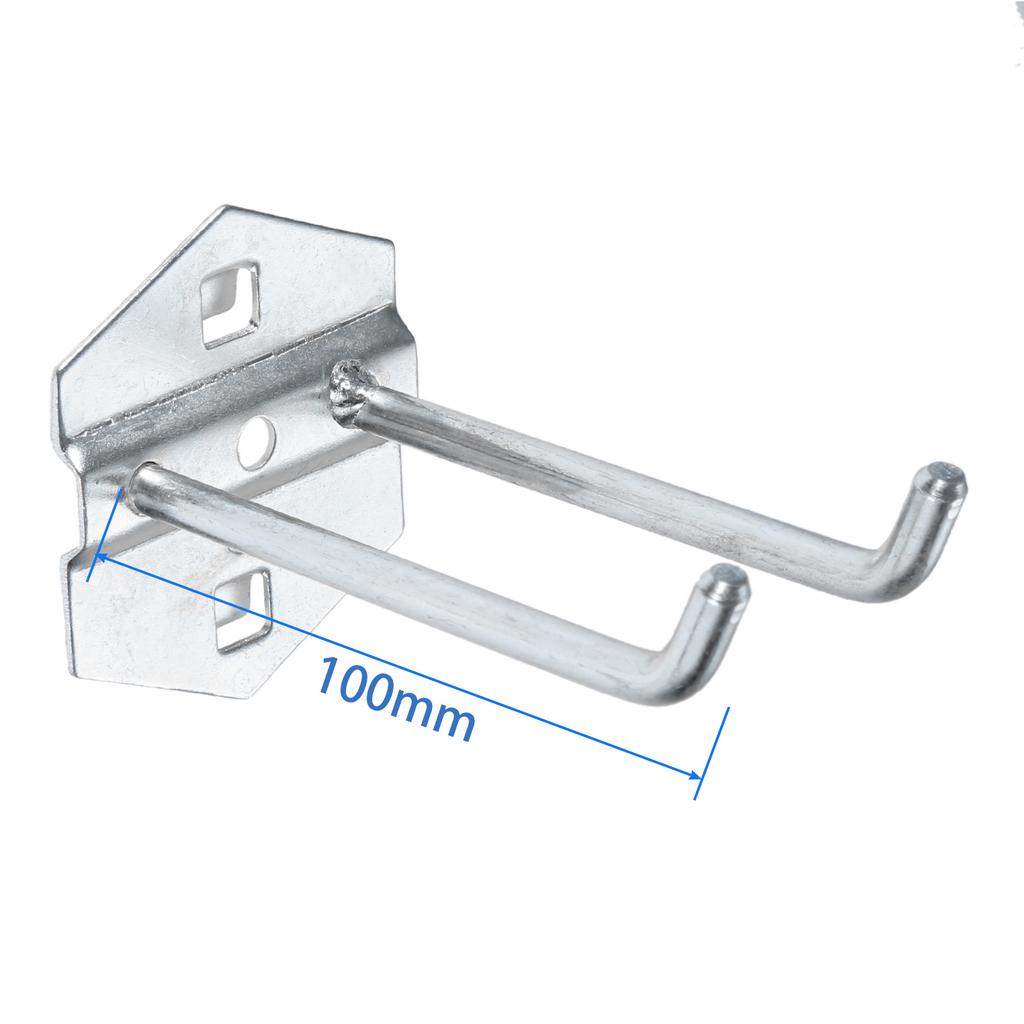 Stahl Wandmontierte Haken Lochplatte Haken Werkzeugaufbewahrungsregal Garage/Garten/Küche Organizer Hammer/Zangen/Spule/Säge/Schraubenschlüssel/Bänder