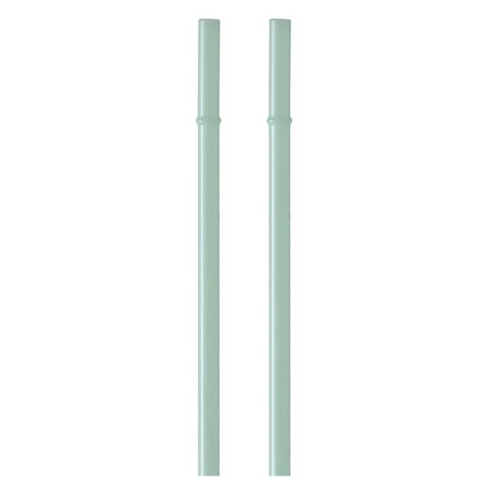 2Pcs Glass Straws Set Reusable Heat-Resistant Drinking Straws Eco-Friendly Alternative to Plastic Straws for Hot Cold Drinks