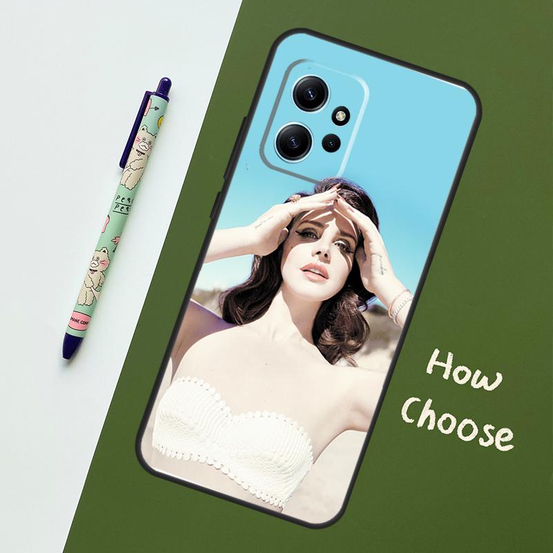 Lana Del Rey Case For Xiaomi Redmi Note 9 10 11 12 Pro Note 12S 9S 10S 11S Cover For Redmi 12 9C 10C 12C
