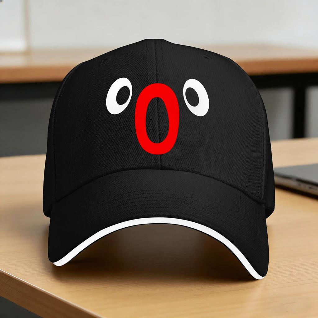 Pingu Face Sun Baseball Cap Spring Trendy Trucker Hat For FeUnisex Unisex Hunting Camping Baseball Caps