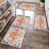 1PC, Retro Bohemian style, kitchen, bathroom, living room ambience decorative carpet mat, washable home decor