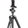 Manfrotto Element MII Smartphone Tripod Kit, Black, 4-Section, MKELMII4BMB-BH, Bluetooth Remote, 1.55kg Weight, 8kg Load Capacity, with Carrying Bag, 