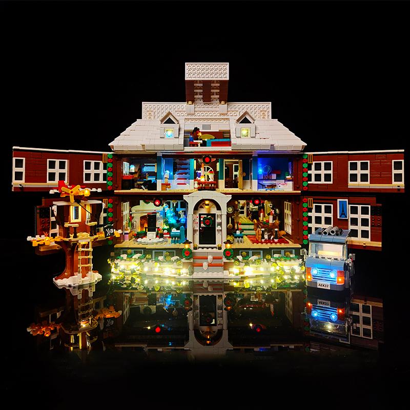 Led Light Kit for LEGO Home Alone Kevin 21330 House With Lamp Ideas Not Include Building Block(Only Led Light Kit)
