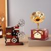 Caixa de Música de Corda Criativa Vintage Decoração para Casa ou Loja