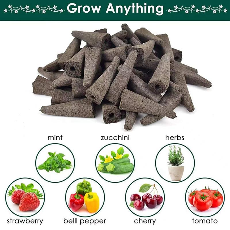 10Pcs Grow Sponges Replacement Root Growth Sponges Hydroponics PH Balanced Seed Starter Sponges Kit