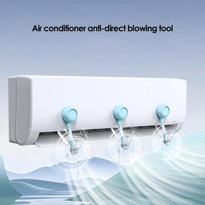 Air Vent Deflector Set of 3 Suction Cup Hvac Air Deflector Anti-Direct Blowing Guide Fan Wind Direction Baffles for Baby Room