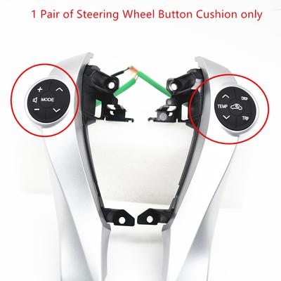 1 Paar Stuurwielbedieningsknop Kussens Voor Toyota Prius/Prius C 2011-2014