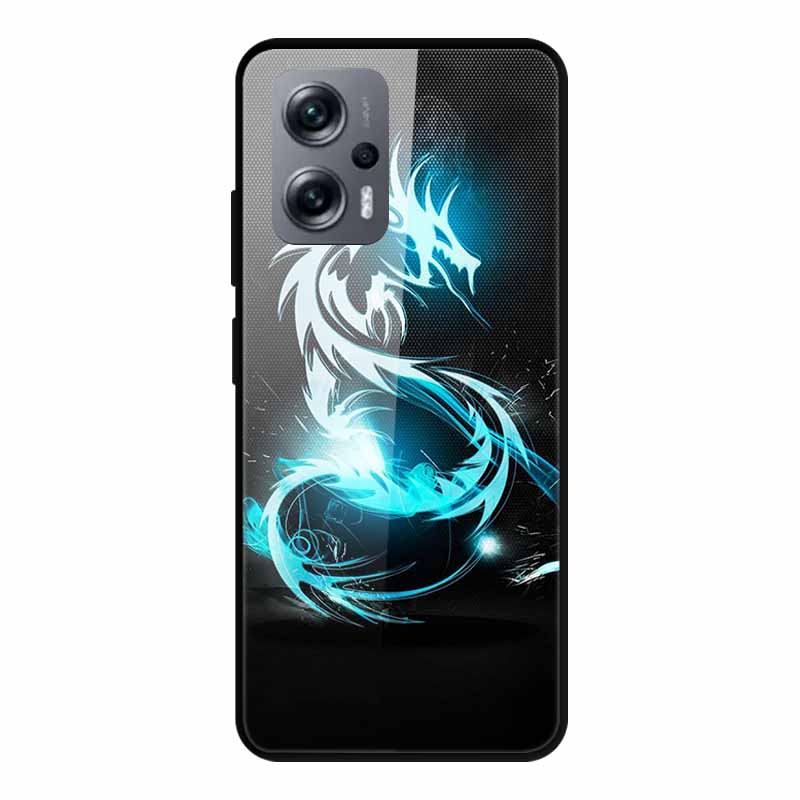 For Poco X4 GT Case Shockproof Tempered Glass Hard Back Cover For Xiaomi Poco X4 GT 5G Soft Bumper Coque PocoX4 GT X4GT Case