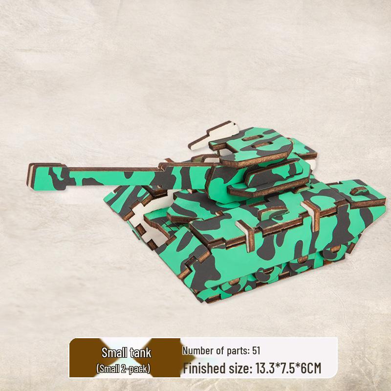 3D Holzpuzzle Modellspielzeug für Kinder ab 6 Jahren - Handgefertigtes Lernspielzeug