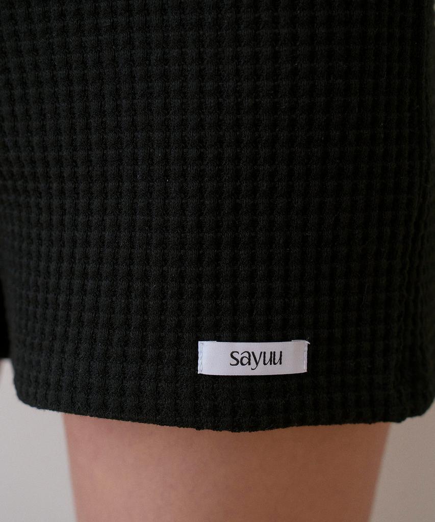 Sayu Cracker Shorts Black