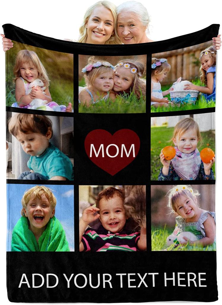 Ik Hou Van Jou Gepersonaliseerd Plaid Met Woorden Collage Op Maat Gemaakte Plaids Verjaardag Souvenir Cadeaus Gepersonaliseerd Plaid