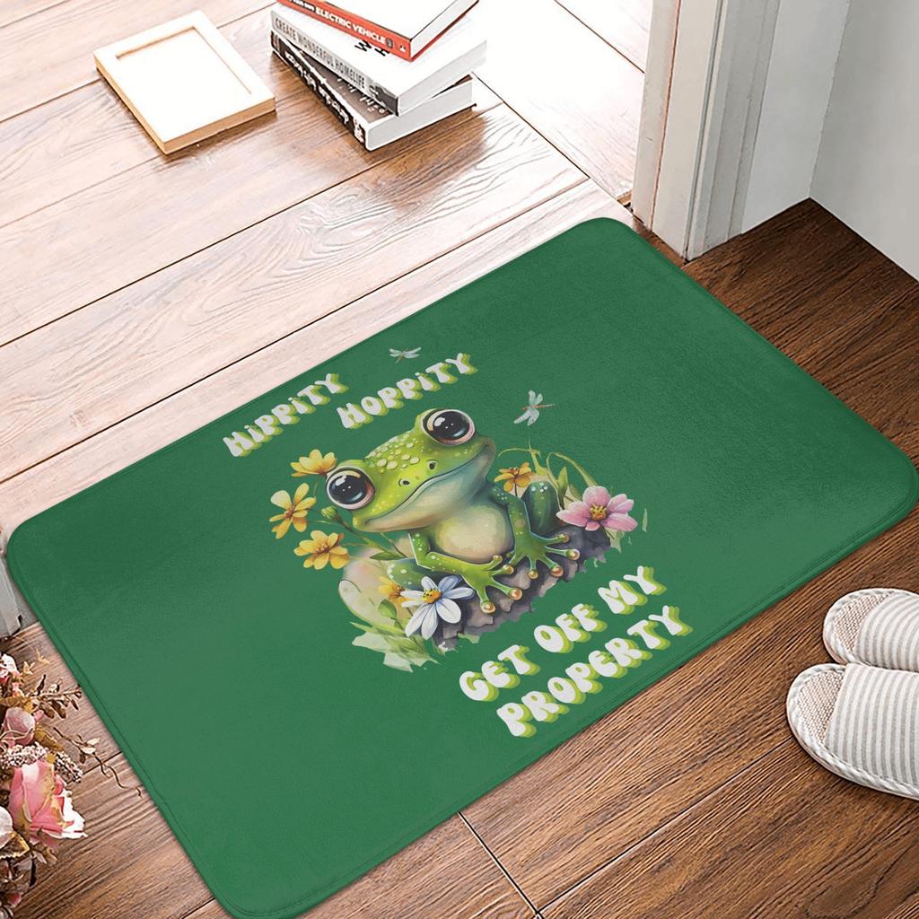 Happy Frog Doormat Mat Anti-Slip  Kitchen Bath Living Room Rug Carpet 40*60cm