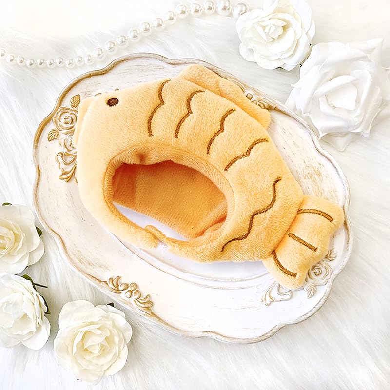 

Taiyaki Plush Toy Kigurumi Cap for 10cm Plush Doll, Cotton Doll Clothes [Item]