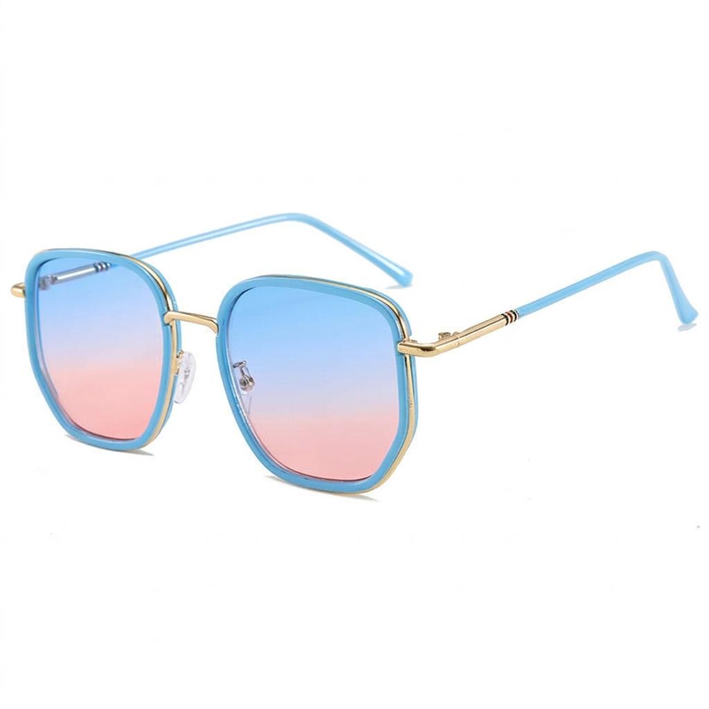 Ins Trendy Square Frame PC Sunglasses UV400 Sun Protection Unisex Fashion Shades for Driving Travel Outdoor Activities