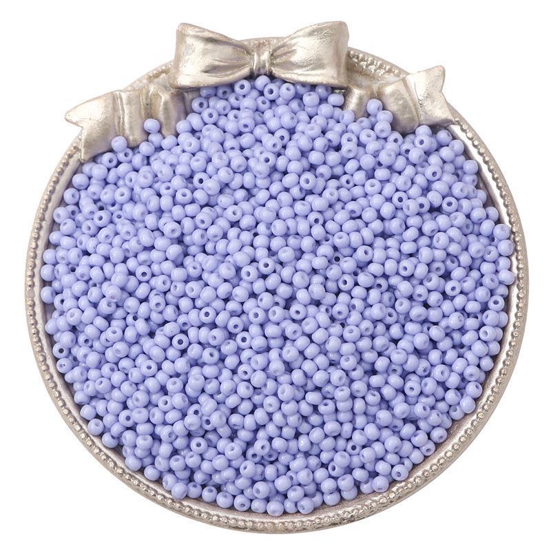 "2/3mm Solid Color Glass Rice Beads for Handmade DIY Jewelry: Bracelets & Necklaces"