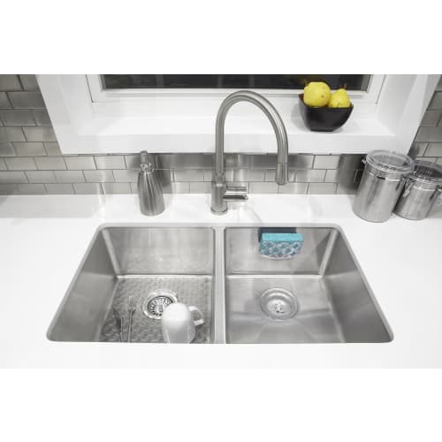 Umbra Clear Sink Mat, Non-Slip Protective Sink Liner for Kitchen