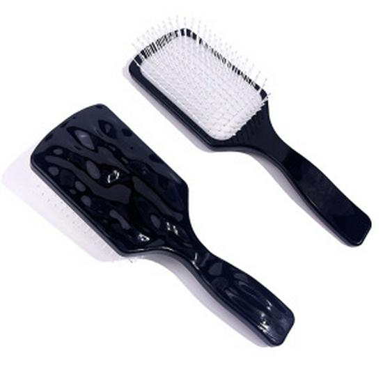

Electroplated Scalp Massage Paddle Brush - Smooth Hair Styling & Water Ripple Comb.