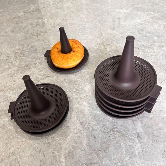 Silicone Bagel Mold Set for Homemade Baking Nonstick Heat Resistant Donuts And Bread Maker Molds Easy Release Dishwasher Safe Baking Tools