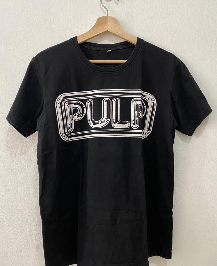 Pulp band gift for fan black T-Shirt Cotton Full Size TS602 M