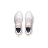 Li Ning Kids Flash Shadow V6 Comfortable Shock Absorbing Durable Low Top Casual Shoes Kids Casual Shoes White Pink YKCT134-4