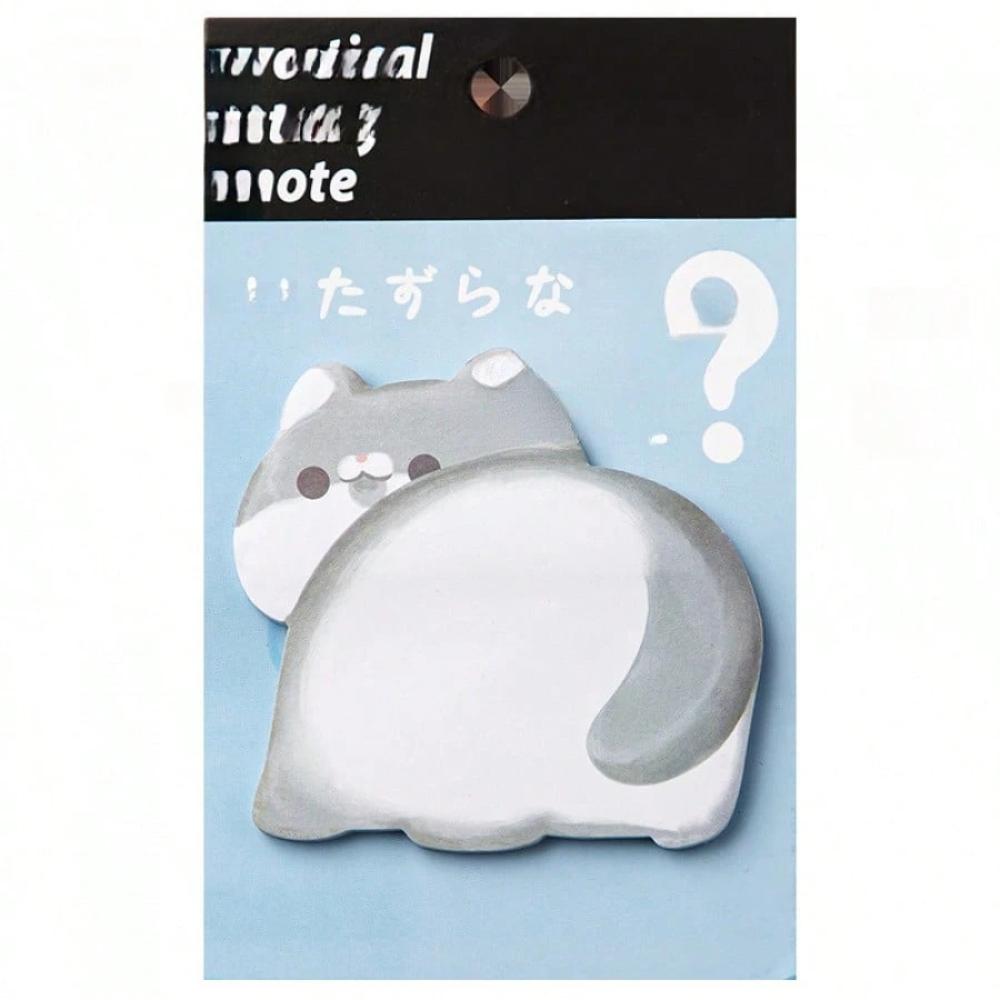 4pcs Cartoon Special Sticky Notes Creative Sticky Notes Paper Cute Thickened Sticky Notes Can Be Pasted N Times Office Supplies