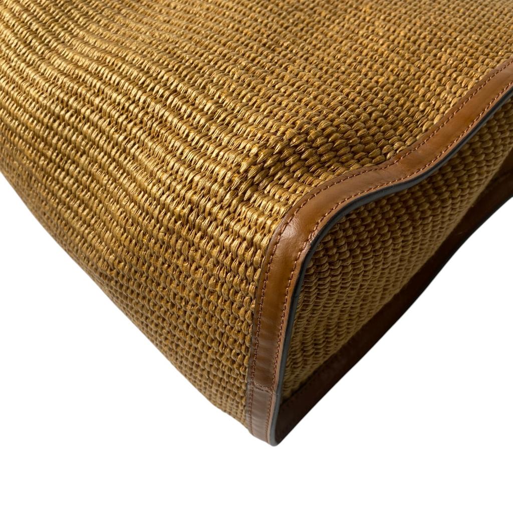 Used MARNITote Bag Brown leather/cotton Women