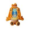 Cute Horror Girl Zombie Plush Toy Standing Doll With Open Mouth Bread Design Soft Stuffed Pillow Gift For Kids
