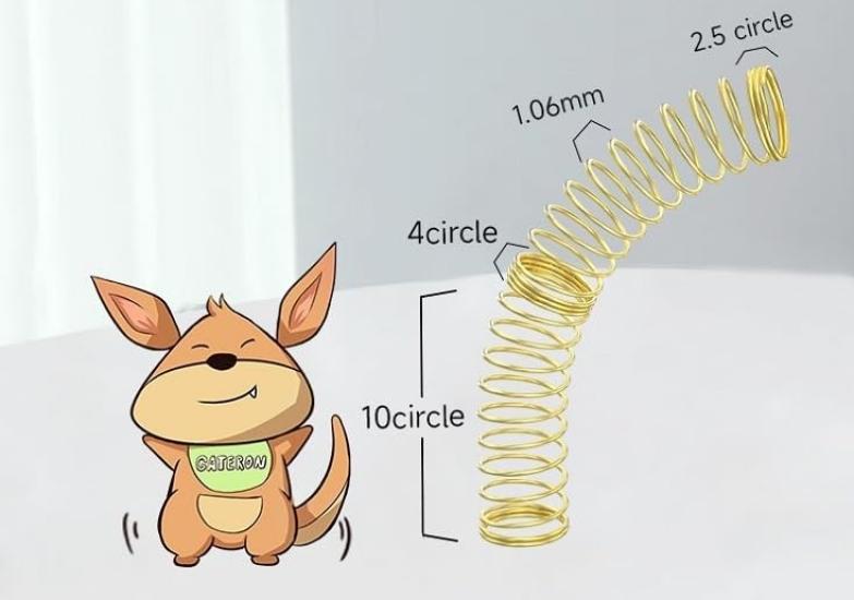 GATERON Baby Kangaroo Switches 2.0 RGB Ahead Heavy Tactile 5-Pin Factory Lubricated 59g for MX Mechanical Keyboards (35 Pcs)