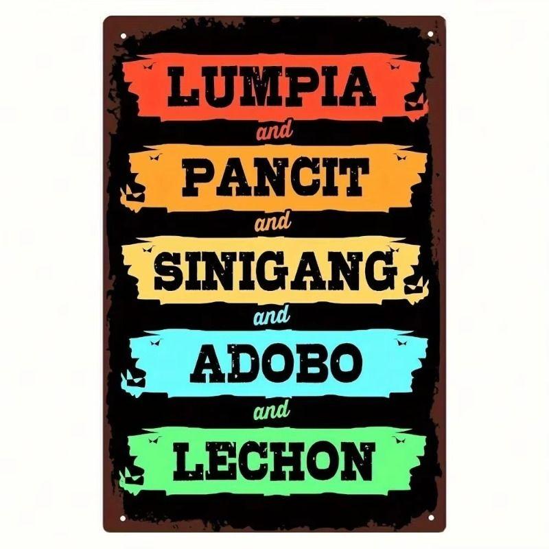 Retro Metal Sign Tin Poster Wall Art Home Decor for Living Room Balcony