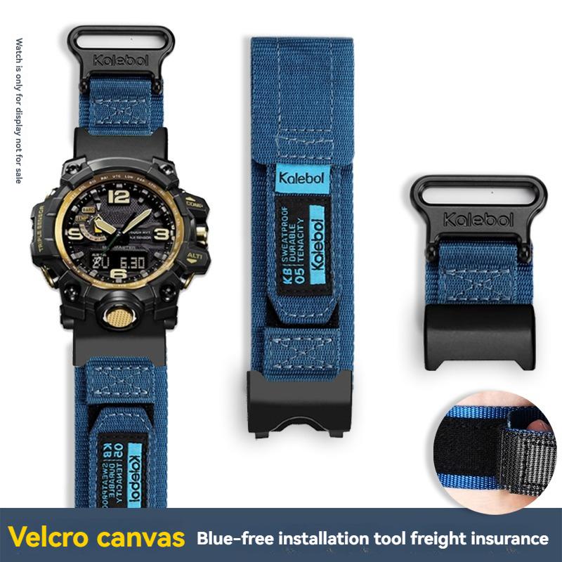 Pro Casio G-SHOCK mudmaster GWG-1000/GB série sportovní horolezecký nylonové plátno řemínek k hodinkám pro muže příslušenství náramek