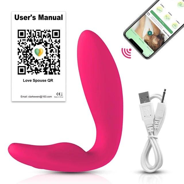Wireless APP Bluetooth G Spot Dildo Vibrator Female Remote Control Wear Vibrating Clitoris Stimulator Sex Toys for Women Panties