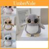 Adorable Plush Owl Backpack Keychain Cute Doll Keyring Accessory Soft And Fluffy