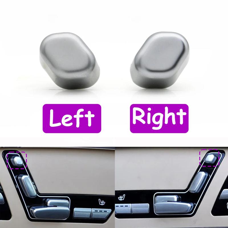 Front Left Right Seat Adjustment Switch Button Headrest Control Knob Button Cover For BENZ AMG S CL Class W221 W216 2006-2013