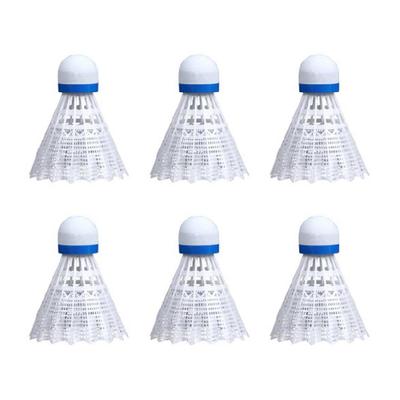 6pcs Professional Shuttlecocks Badminton Balls for Sports Balls Nylon Feather Shuttlecocks with High Stability