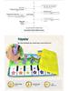Green Animal Piano Pad: 100x36CM Children's Musical Instrument Carpet