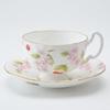 Aynsley Cherry Blossom Tea Cup & Saucer, Oban, Approx. 180ml, CBPT05006U