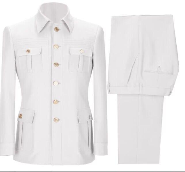 Derniers Costumes Homme Blazer Pantalon 2 Pièces Mâle Pour Affaires Manteau Veste Blazer Simple Boutonnage