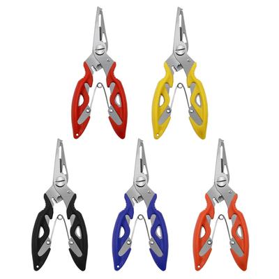 Metal Split Ring Pliers for Fishing Saltwater Resistant Braid Cutters Crimper