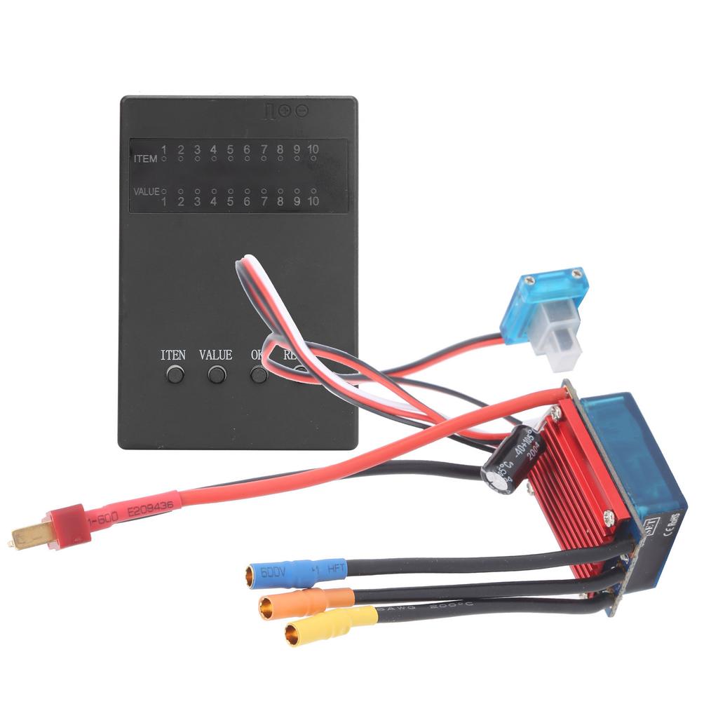 25A Brushless ESC Programming Card Electric Speed Control Set Fit for 114 116 RC Car