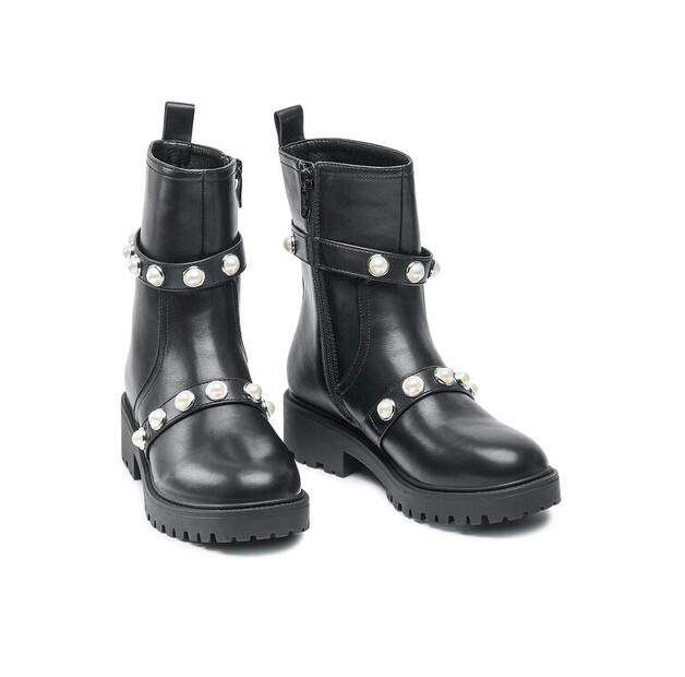 DeeZee WS0903-01 Black Ankle Boots