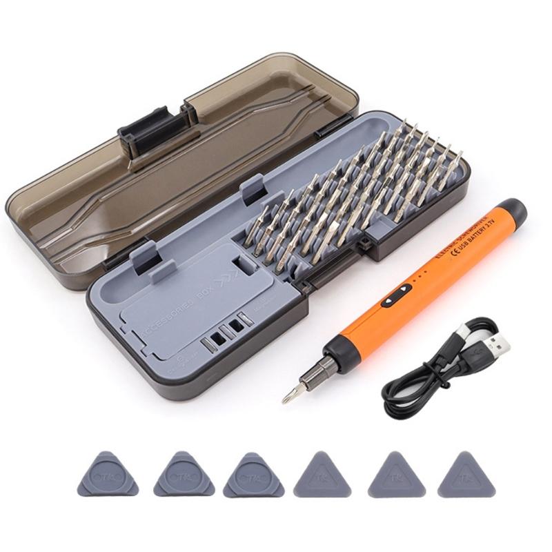 38 In 1 Electric Screwdriver Set Power Tool Magnetic Screw Driver Bits Repair Tool for Phone Glasses Watch PC Camera