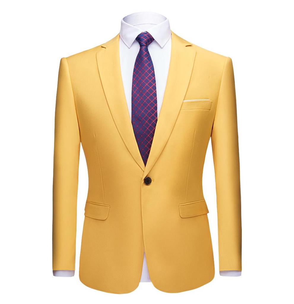 Men's Slim Fit Casual Blazer - Business & Groomsman Jacket