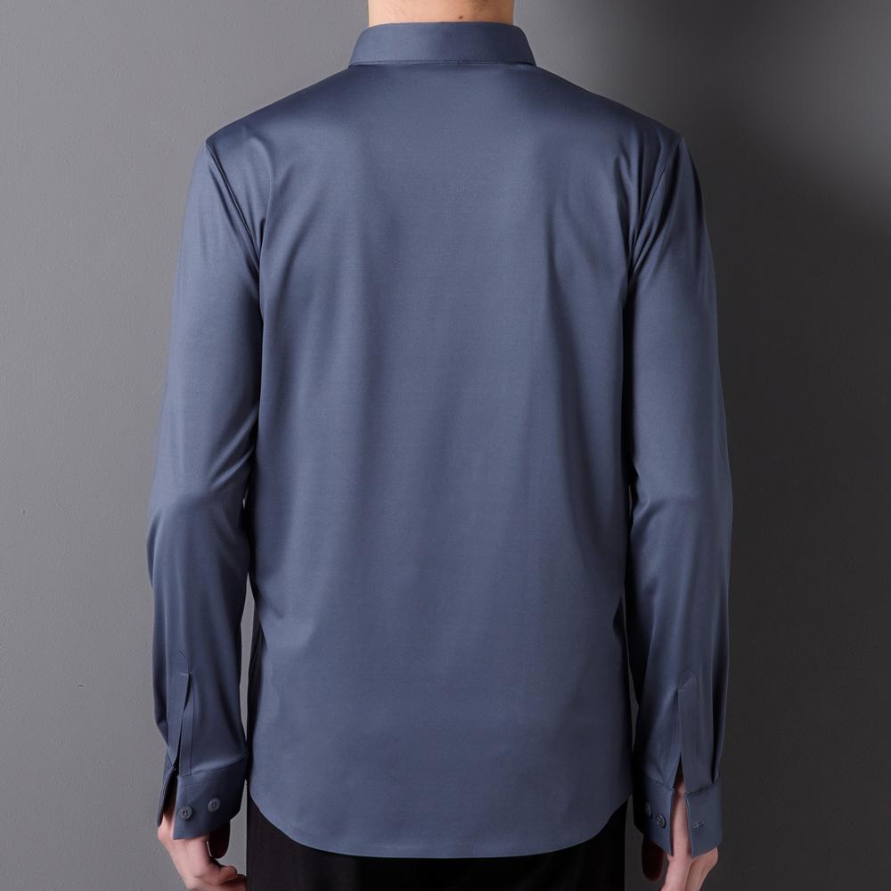 Men's Long Sleeve Wrinkle Free Dress Shirt Wrinkle Free Moisture Wicking 4-Way Stretch Super Soft Casual Button Down Shirts