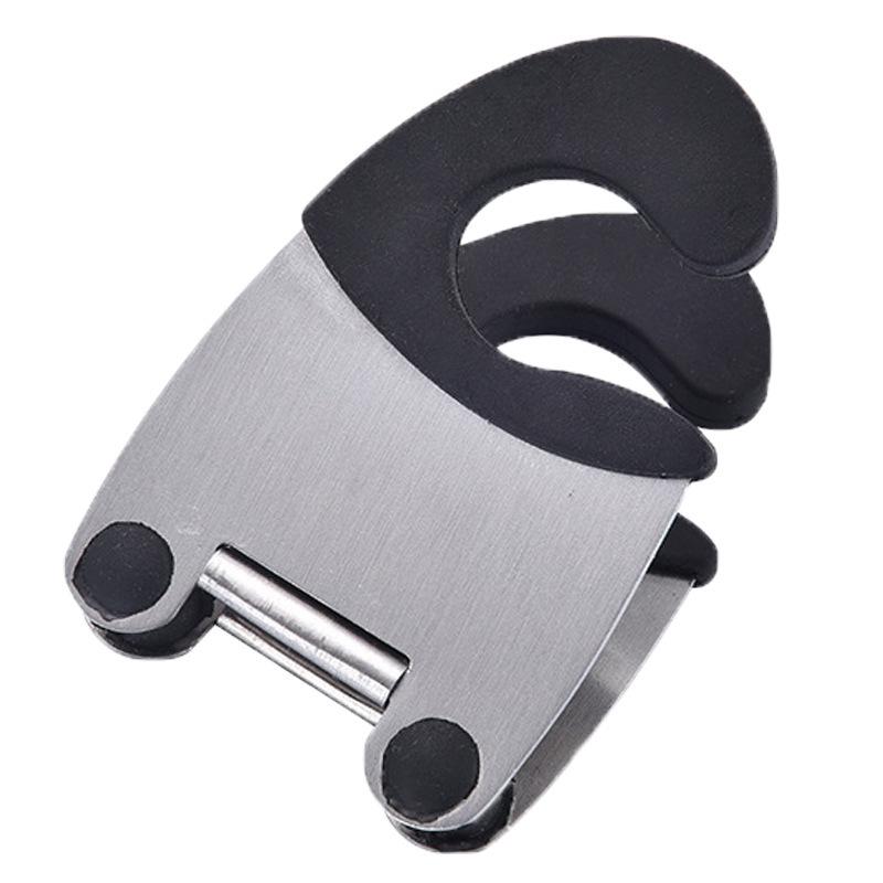 

In Stock Multi-functional Stainless Steel Plastic Pot Clip Rack with Rubber Support