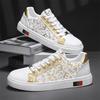 Fashion Letter Print Men's Shoes Board Shoes White Shoes Trend Casual Shoes Men's Summer Versatile Sports Shoes