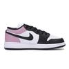 Jordan Air Jordan 1 Singing At Dusk Rouge Abrasion Resistant Low top Vintage Basketball Shoes Men's White Pink 553558-131(Team85-)