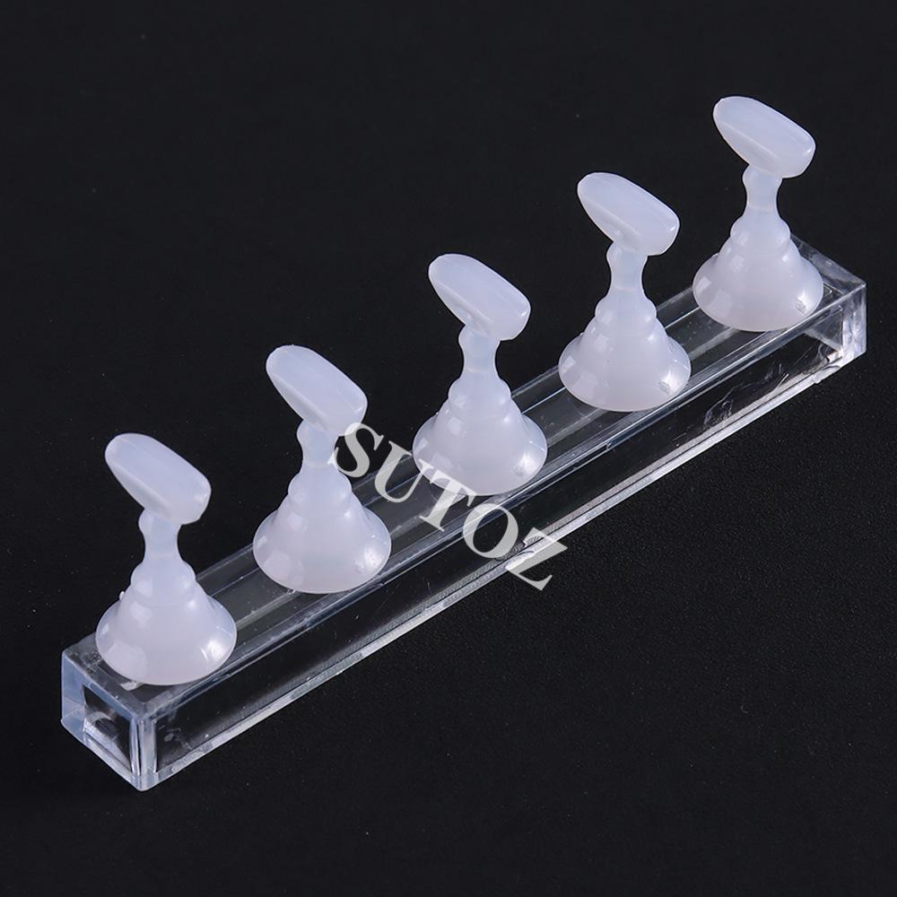 Nail Art Practice Tray with Strong Magnet and Wearable Crystal Pieces