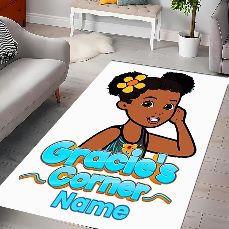 Custom personalization Gracies Corner Area Rug - Perfect For Kitchen, Bathroom,Laundry Room Decor Large Size Available,Gift All Seasons