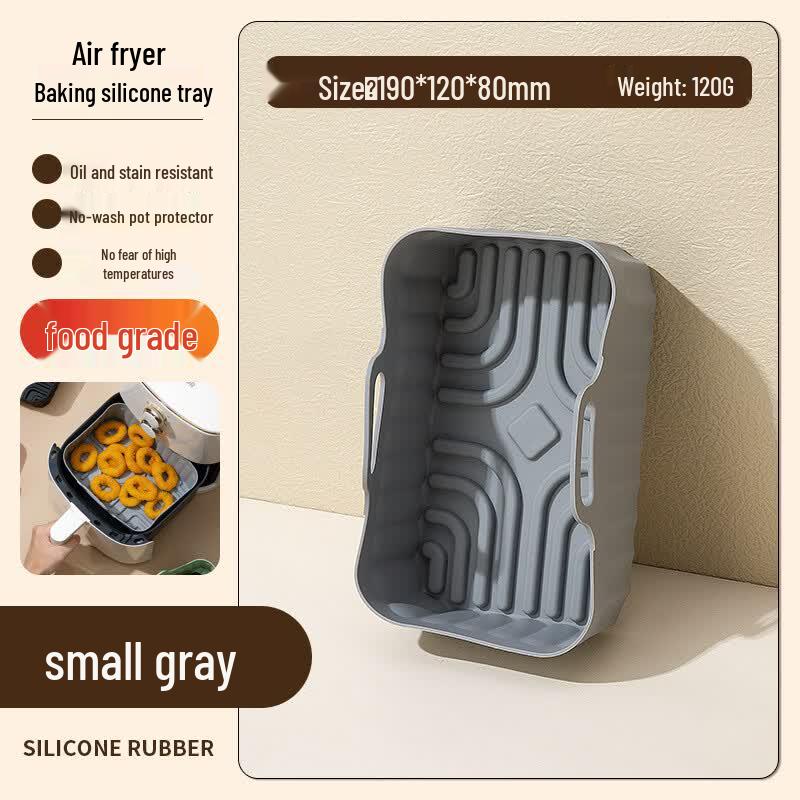HAOLISUO Silicone Baking Tray for Air Fryer/Microwave