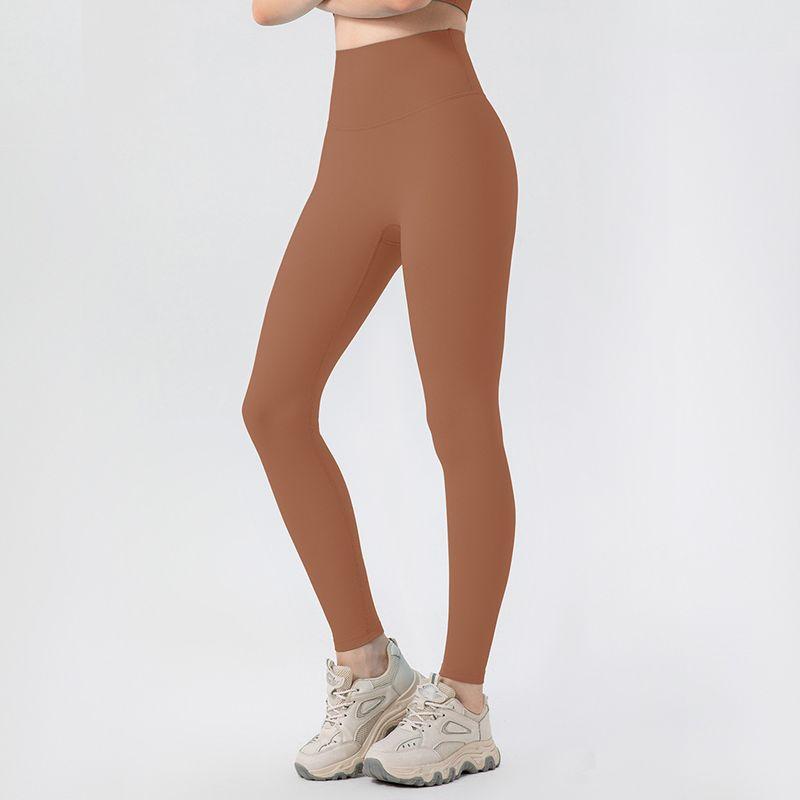 

Export Cloud Sense New Arrival Women s High Waist Hip Lift Outwear Tight Fit Running Sports Yoga Pants T-Free Cropped Pants Roasted Brown 6/M